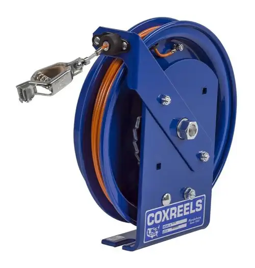 COXREELS SD-35 Static Discharge reel including 35' of Galvanized Steel (1 pk)