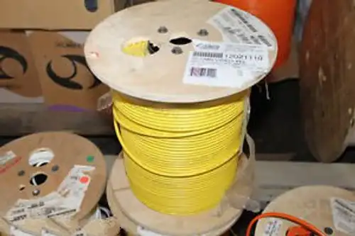 1000Ft Liberty 12021110 20-Cmr-Video-Yel Yellow 20Awg Rg59 Sd Cctv Coaxial Cable