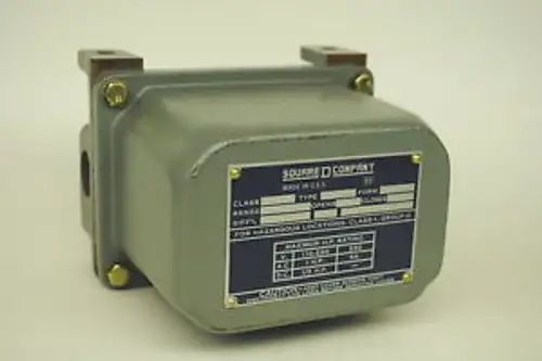 Square D 9016 Vacuum Switch Type BSR-11 Hazardous Locations 110-220 Volts NIB