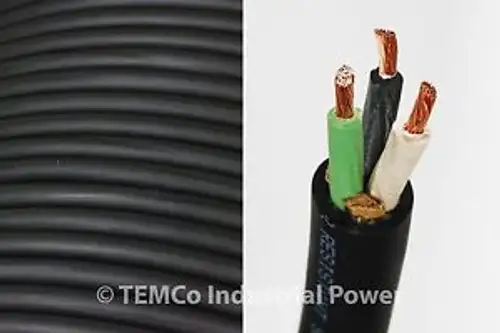 10/3 Soow So Cord 225Ft Hd Usa Portable Outdoor Indoor 600 V Flexible Wire Cable