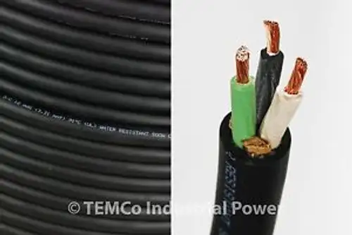 12/3 Soow So Cord 500Ft Hd Usa Portable Outdoor Indoor 600 V Flexible Wire Cable