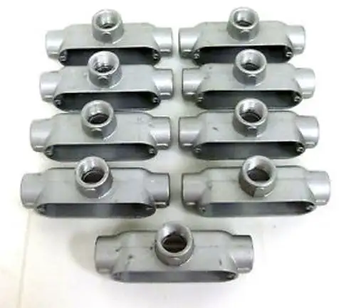 of 9 O-Z / Gedney Size 3/4 Type T Conduit Bodies T-75A