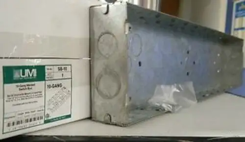 Orbit 10-Gang Welded Switch Box- SB-10