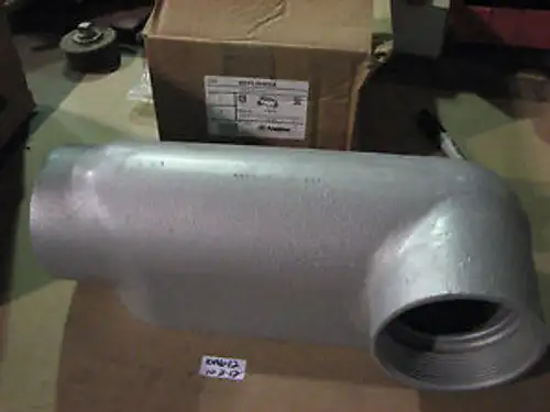 NIB APPLETON 4 ALUMINUM FORM 85 UNILET CONDUIT BODY LR400-A