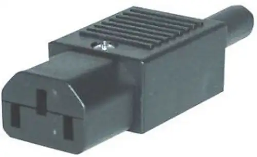 QUALTEK ELECTRONICS 704-00/00 CONNECTOR IEC POWER ENTRY PLUG 10A (10 pieces)