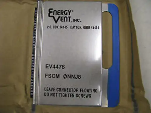 ENERGY VENT INC. SHELD CONNECTOR # EV4476 NSN: 5935-01-052-9220