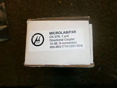MICROLAB/FXR CK-37N 1 UNIT DIRECTIONAL COUPLER NIB