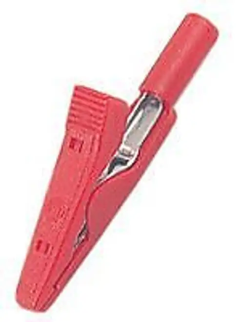 MC (MULTI CONTACT) 24.0154-1 CROCODILE CLIP INSULATED 3MM RED ...(10 pieces)