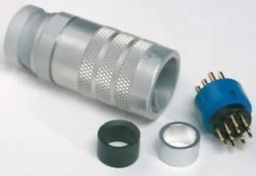 38F300 Amphenol Industrial-165-9-Circular Connector Plug 12Pos Cable