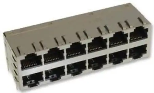 77T2769 Edac A60-263-300P562 Connector Rj45 Jack 10P8C 12Port