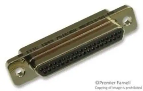 No. 97B3316 Itt Cannon M83513/01-Fn Connector Micro D Plug 37Pos