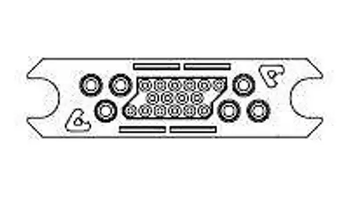 Heavy Duty Power Connectors 222-0012-01100 (10 pieces)