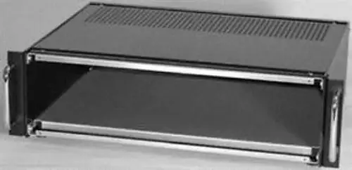 No. 02C7240 Hammond Rmcv19038Bk1 Chassis Table Top 79.12Mm Alum Black