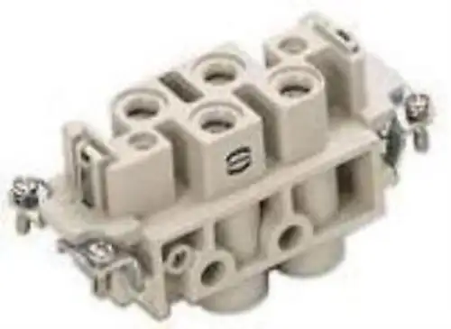 No. 92B1220 Harting 09 38 006 2711 Rectangular Han Insert Female 4Way Screw