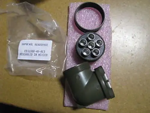 AMPHENOL CONNECTOR W/CONTACTS # CS3108A-40-AES NSN: 5935-01-112-7989