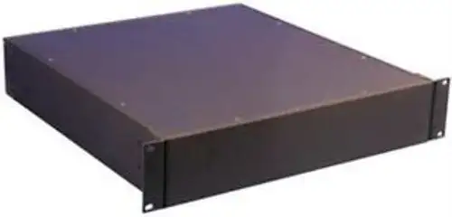 No. 06R2995 Hammond Rm1U1908Sbk Rack Cabinet Table Top 1.75In Alum Blk
