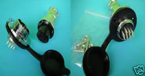 20Psc Waterproof Rubber Cover 10 Pin Cable Connector P10D