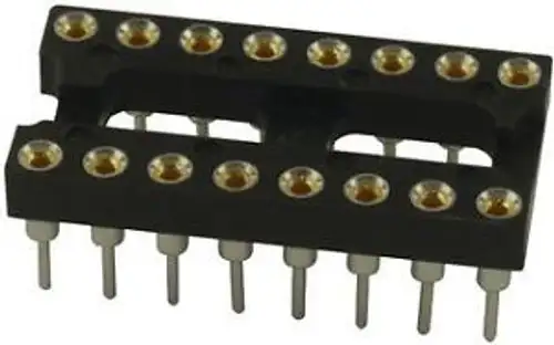 Te Connectivity 816-Ag11D-Es-Lf Dip Socket 16Pos Through Hole 100 Pieces