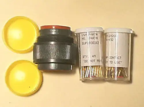 G&H M28840-16Ag1S6 Mil Spec Circular Connector With Pins Nsn 5935-01-235-8855