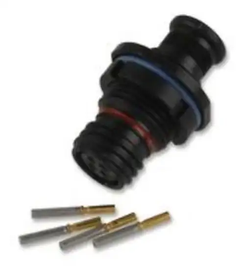 Amphenol Aerospace 2M801-009-07Znu6-4Sa Connector Circular Receptacle 4Pos Panel