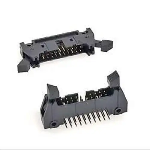 Headers & Wire Housings 34P Vert 3-Wall Hdr W/Short Latches