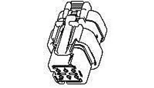 Automotive Connectors Plug Assy 8P 14-18 Red