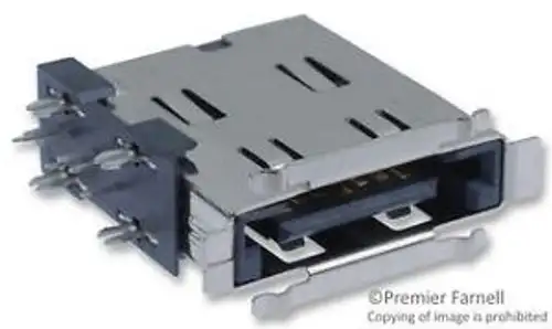 Fci 10074141-001Lf E-Sata Connector Receptacle 7Pos Thd