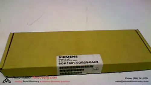 Siemens 6Gk1901-0Db20-6Aa8 Pack Of 8 Plug Connector