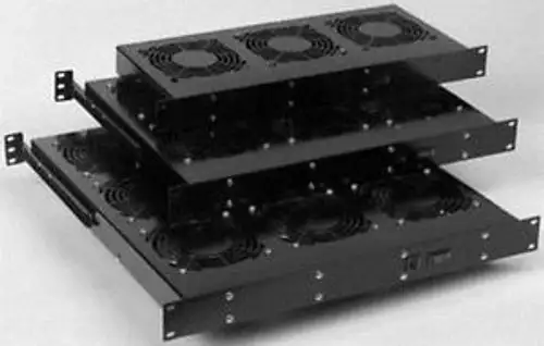 No. 93B7363 Hammond Ft600Ta1Bk Fan Tray Ac 6 Fan 80W 600Cfm
