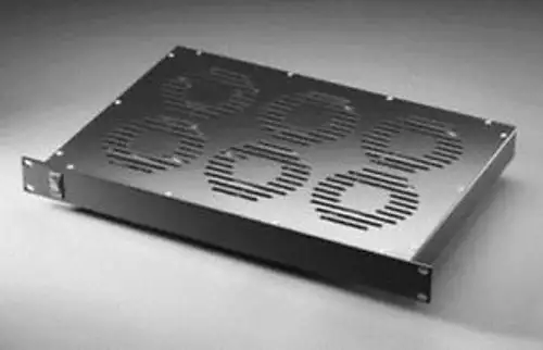 No. 97H5050 Bud Industries Ft-1979 Fan Tray Assembly Ac 9Fan 17W 945Cfm