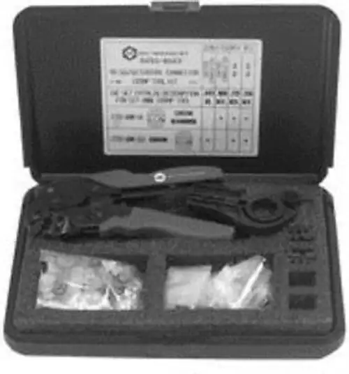 16N1882 Duratool -8455-0663-Coaxial Crimp Tool Kit