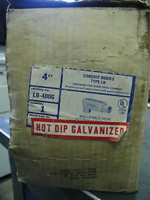 O.Z. Gedney 4 Lb-400G Conduit Fitting Nib