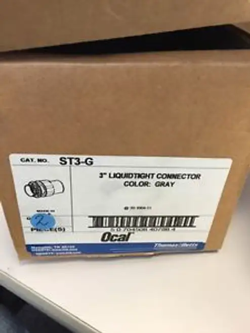Ocal St3-G Liquidtight Flex Connector Pvc Coated