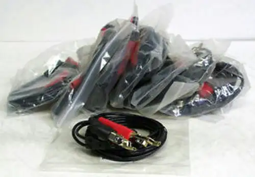 10 AINES ALLIGATOR 6P-CL CLIPS LEADS DFH0499 W/PENTRATOR PIN