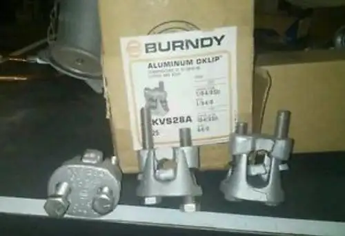 Kvs28A Burndy Aluminium Oklip Combinaison d'Alum. Cuivre et Acsr de 25