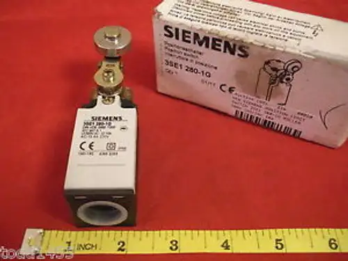 Siemens Position Limit Switch 3SE1 280-1G Roller Lever Arm Ui 500V AC 230V 6a