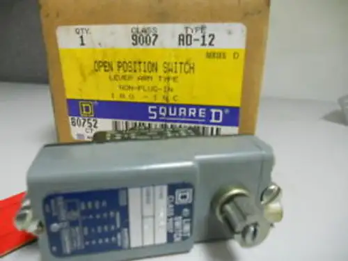 SQUARE D 9007 A0-12 LIMIT SWITCH 9007A012