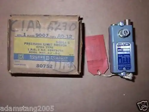NEW SQUARE D 9007 AO-12 SERIES C PRECISION LIMIT SWITCH