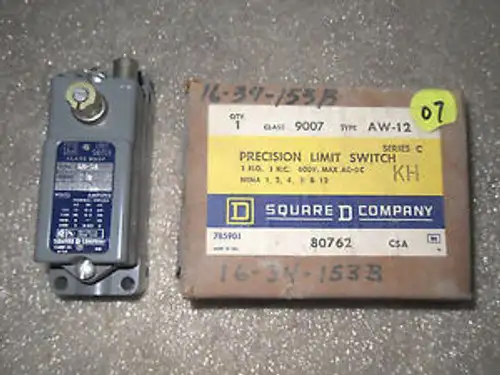 (Q15-1) 1 Nib Square D 9007-Aw12 Precision Limit Switch