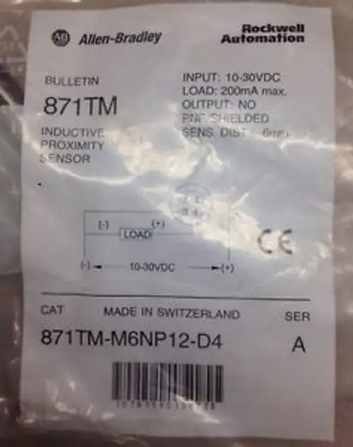 Allen Bradley 871Tmm6Np12D4 871Tm-M6Np12-D4 #1548X