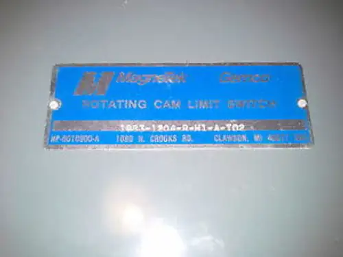 Magnetek Rotating Cam Limit Switch 1983-1204-R-H1-A-Td2