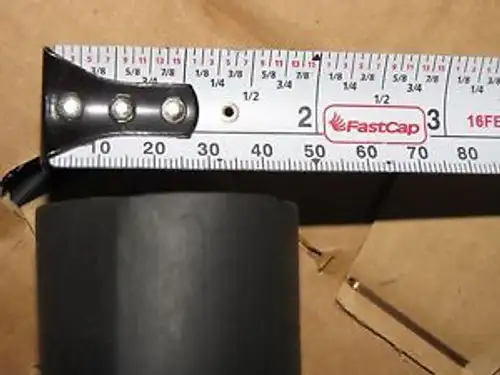 50 Foot 1.75 Heat Srink Tubing 1 3/4 Sleeve 3M Black 80-6106-7564-9 Roll