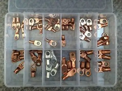 54pcs COPPER LUG TERMINAL ASSORTMENT