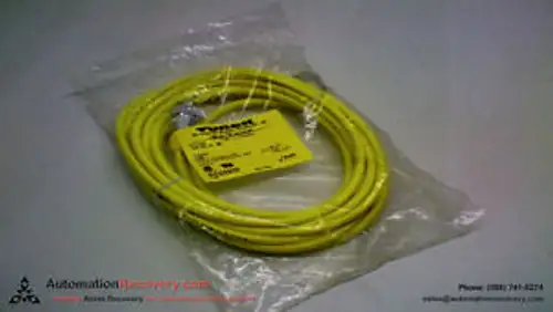 TURCK RSM RKM 40-5M 4 POLE DOUBLE ENDED STRAIGHT 5 METER CORDSET