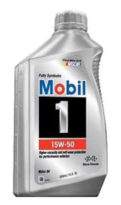 Huile moteur synthétique Mobil 1 94002 15W-50 - 1 pinte (paquet de 6)