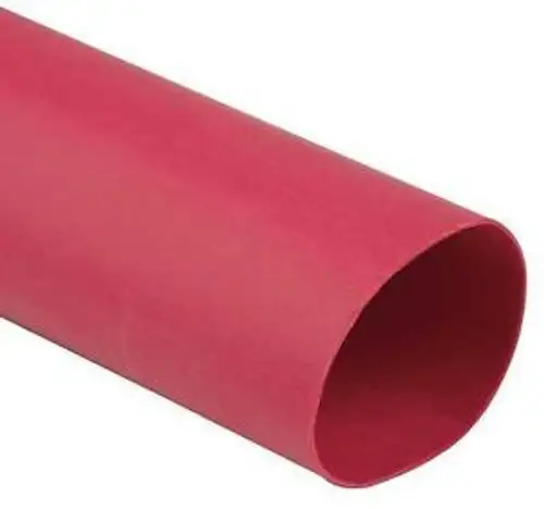 RAYCHEM CPGI-WWG-22KZ90 Thin Wall Tube 1/2In.x4ft. Red PK25
