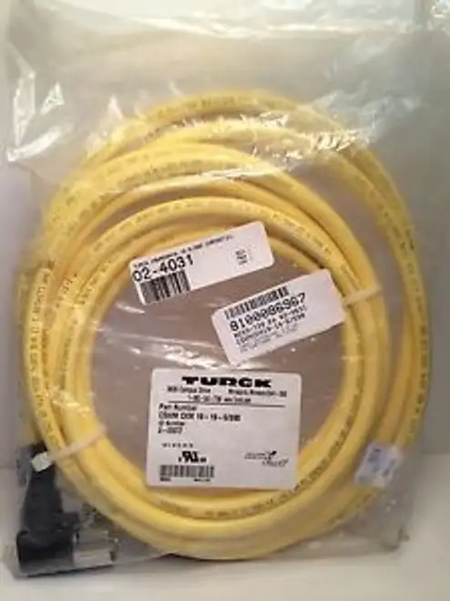 SEALED TURCK MULTI-FAST CORDSET CSWMCKM-19-19-5/S90 CSWMCKM19195S90 U-00672