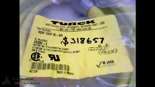 TURCK RSM RKM 50-6M CORDSET 5 POLE MALE/FEMALE STRAIGHT/STRAIGHT 6M