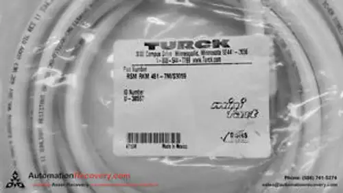 TURCK RSM RKM 461-7M/S3059 CORDSET MINI FAST 4 POLE MALE/FEMALT ST/
