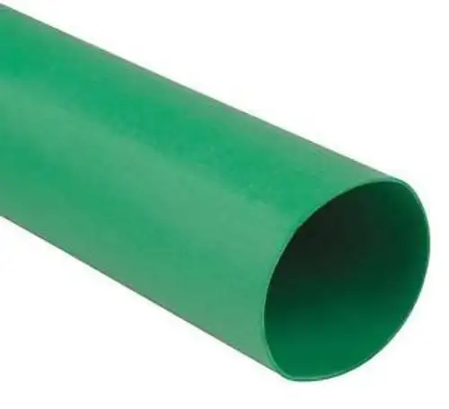 Raychem Cpgi-Wwg-22Kz89 Thin Wall Tube 1/2In.X4Ft. Green Pk25